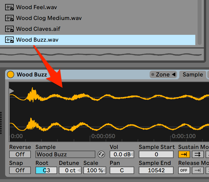 ableton how to play audio sample using MIDI