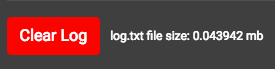log file size