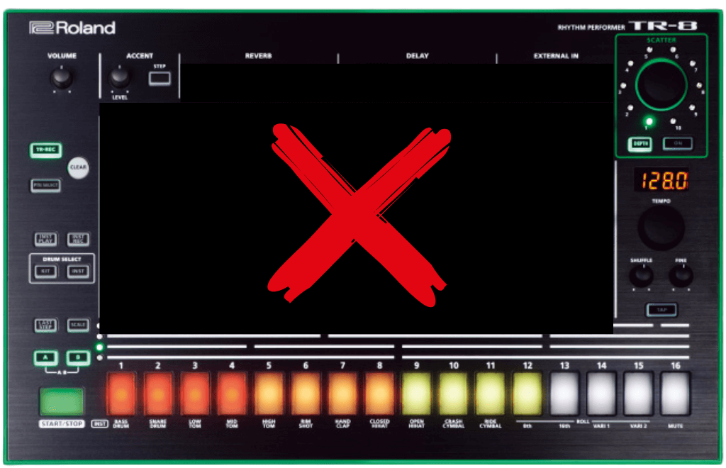 TR-8 no knob or fader controls inside Ableton