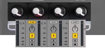 4 track volume control