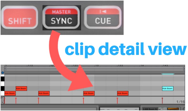 display current clip detail view