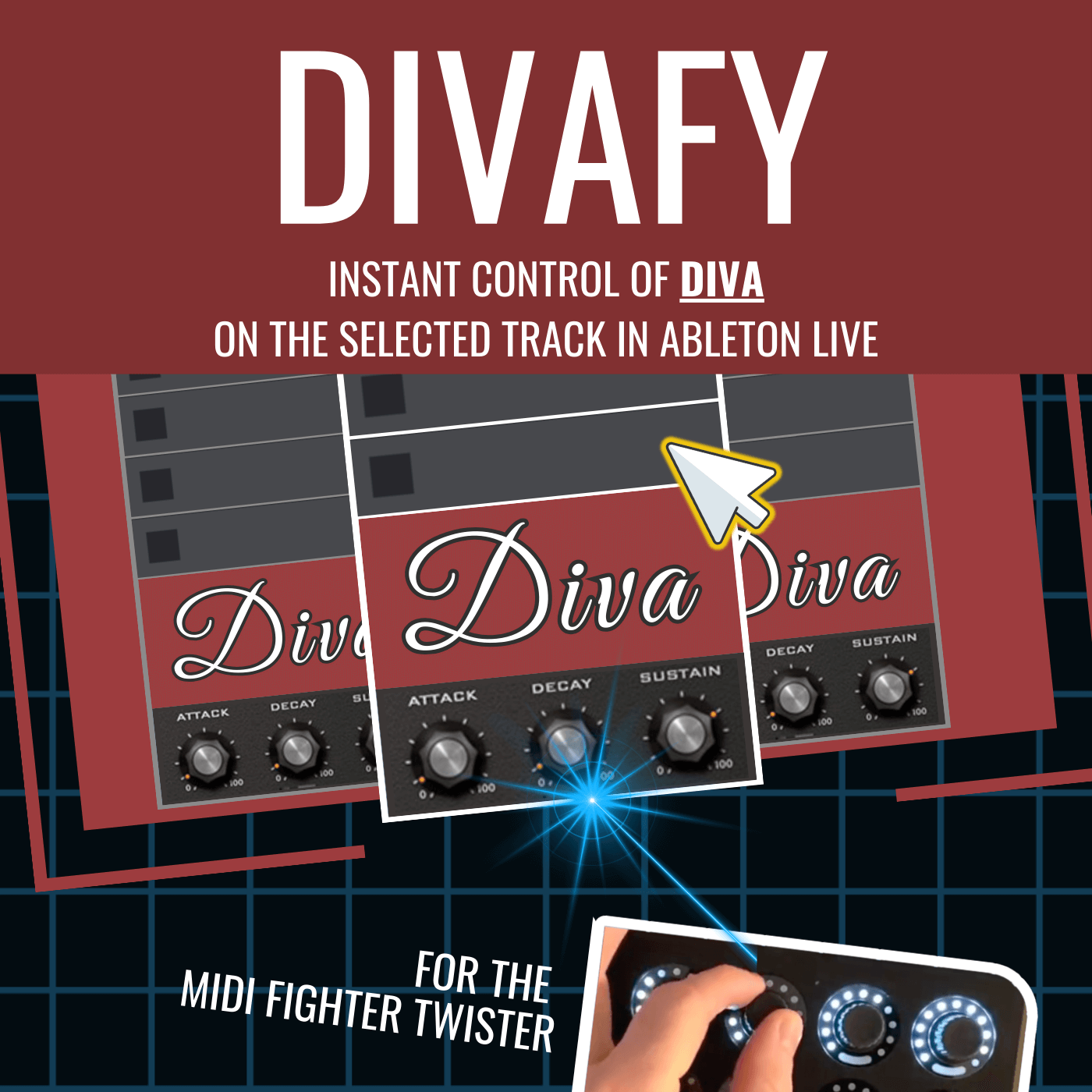 Divafy - Diva Control For Midi Fighter Twister